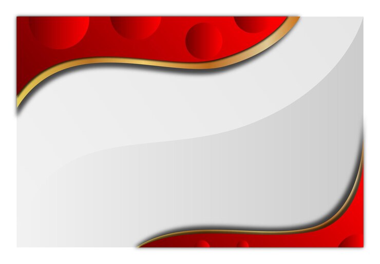 red and white background