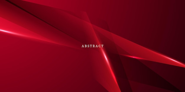 red background design With elegant effect elements Vector image