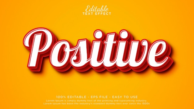 red brave editable text effect text style template for ad