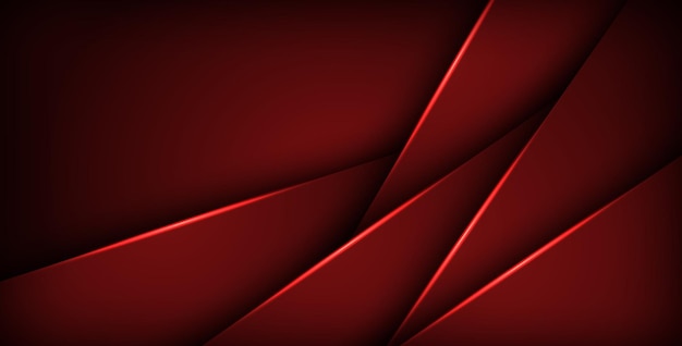 red geometric triangle vector background overlap layer on black space for text and background design eps10 vector
