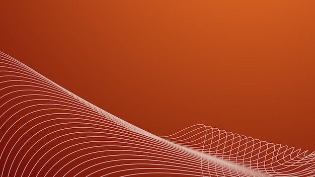 Red gradient abstract background with curve line