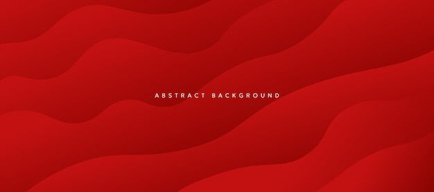 Red gradient curve geometric abstract background