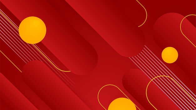 Red yellow and orange abstract background with modern trendy fresh color for presentation design flyer social media cover web banner tech banner