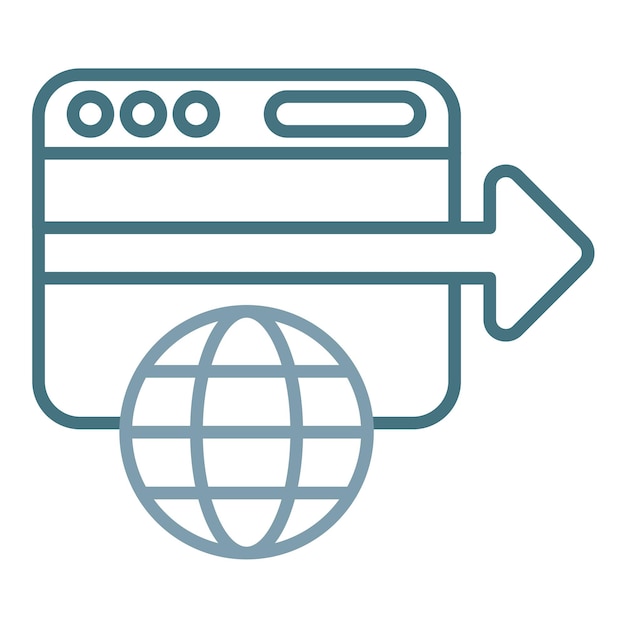 redirect flat illustration