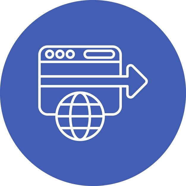 redirect icon vector image can be used for internet marketing
