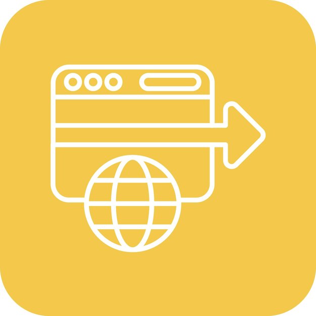 redirect icon vector image can be used for internet marketing