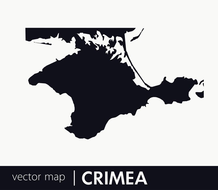 Vector regions of ukraine crimea vector map you can use it for any needs