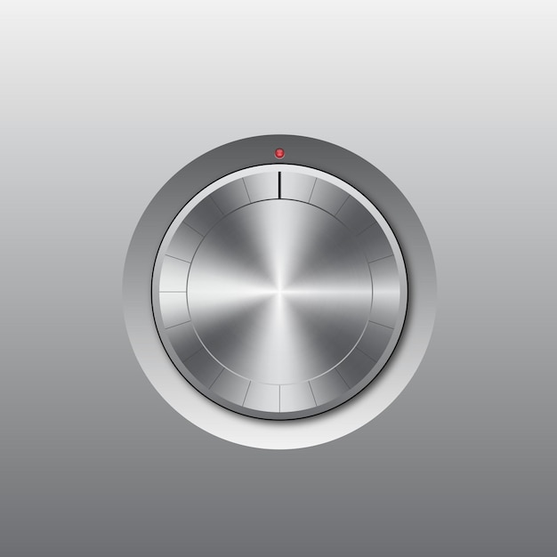 regulator volume silver color