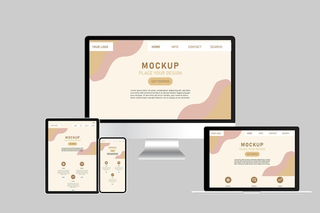 Responsive Website Mockup