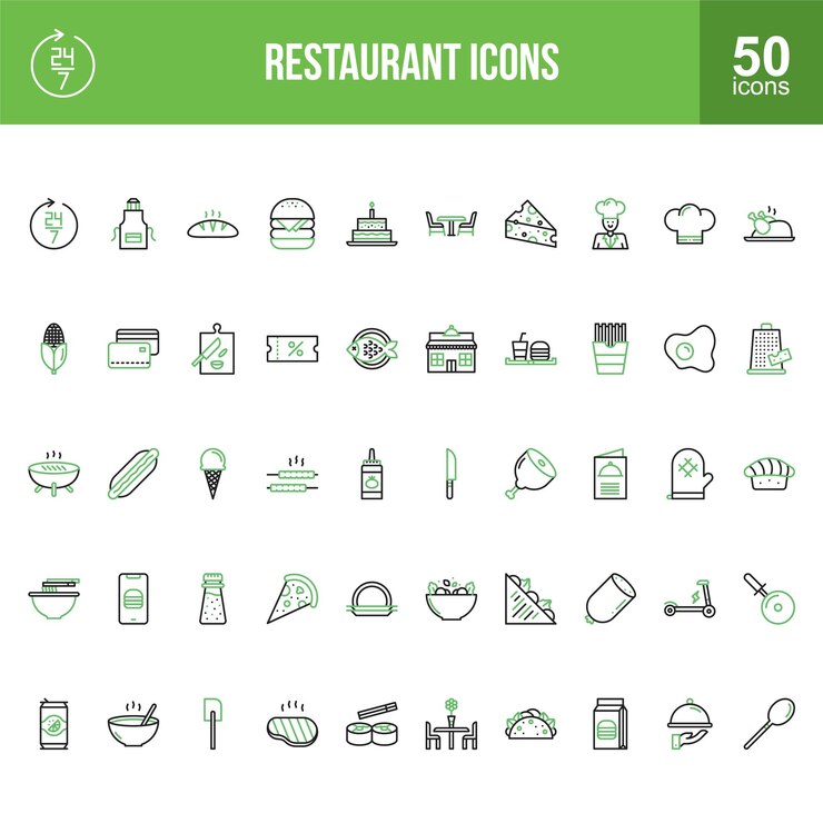 Restaurant Icons Collection
