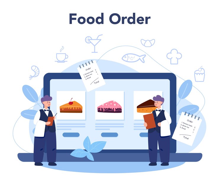 Restaurant online service or platform