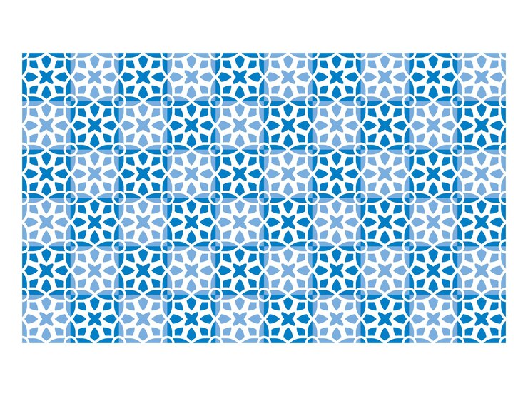 Retro geometric pattern background vector abstract circle triangle and square lines art