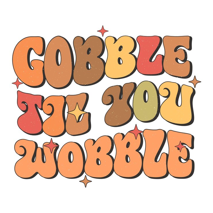 Vector retro thanksgiving sublimation bundle