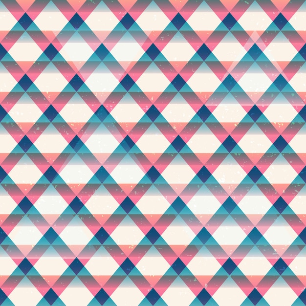 Retro triangles seamless pattern eps 10 vector file