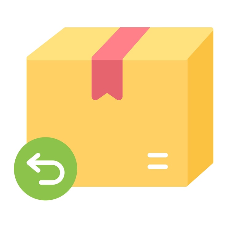 Vector return delivery vector illustration style