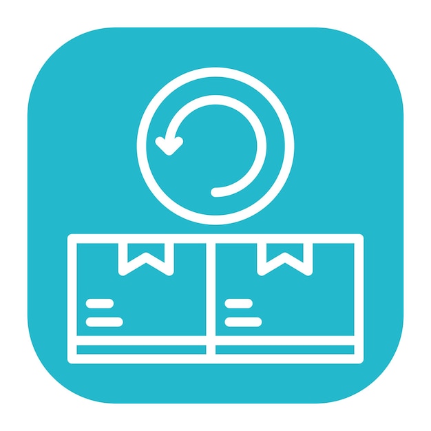 Return Process icon vector image Can be used for Manufacturing and Distribution