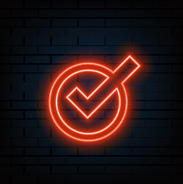 right check marks checkmark orange icons isolated simple check marks checklist symbols