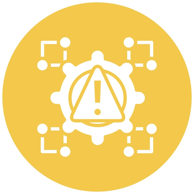 Risk Framework Vector Illustration Style