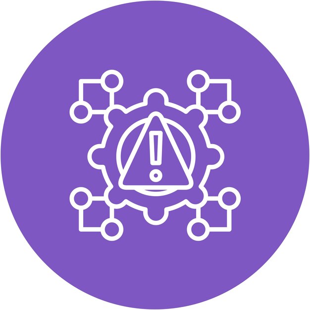 Risk Framework Vector Illustration Style