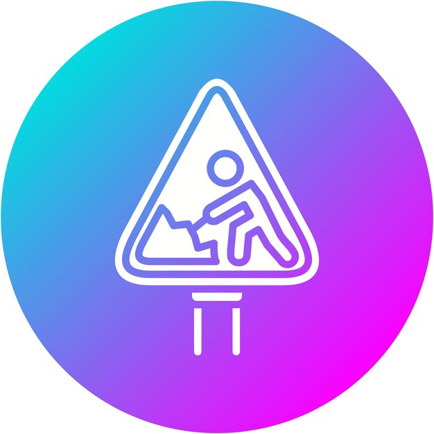 road work vector icon can be used for road signs iconset