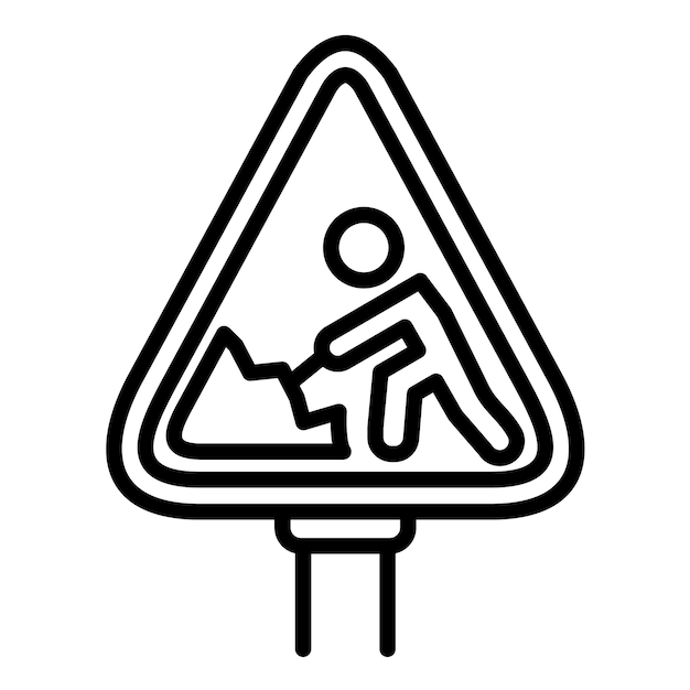 road work vector illustration style