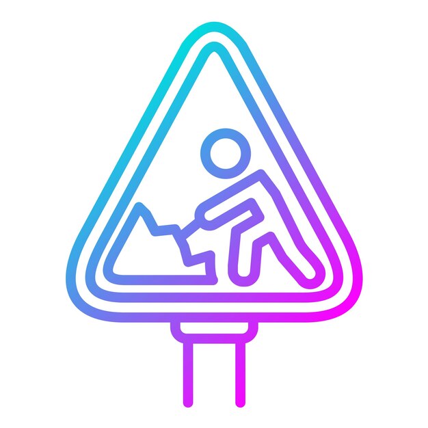 road work vector illustration style