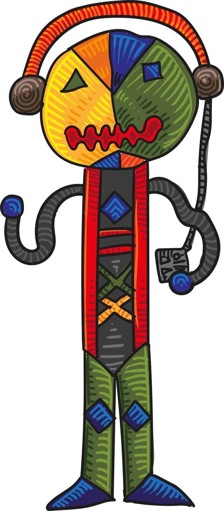 Vector robocaracter
