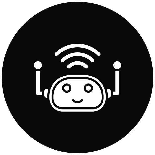 Robot Assistant icon vector image Can be used for Untact World