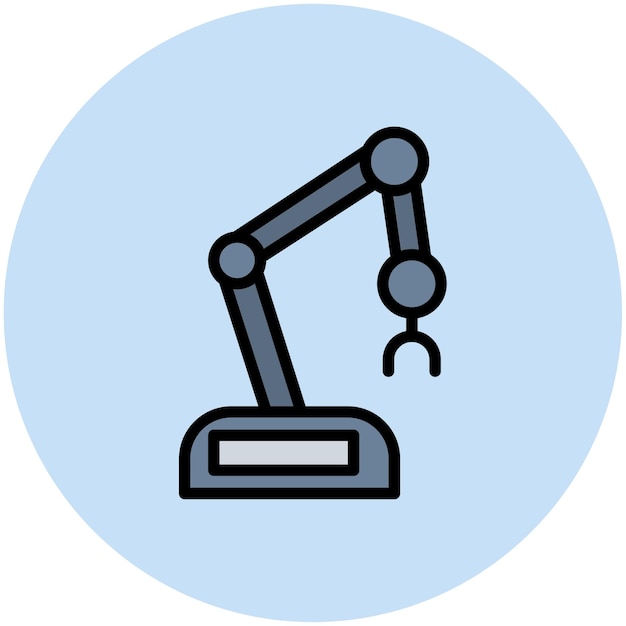 robotics icon vector image can be used for cyberpunk