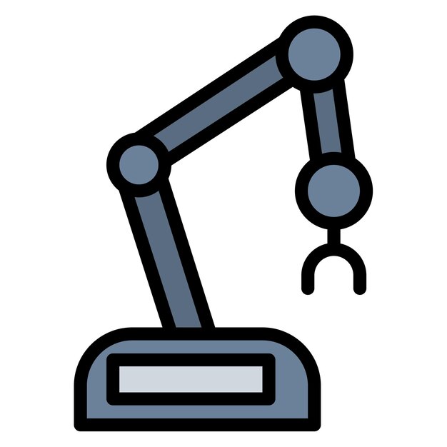 robotics icon vector image can be used for cyberpunk