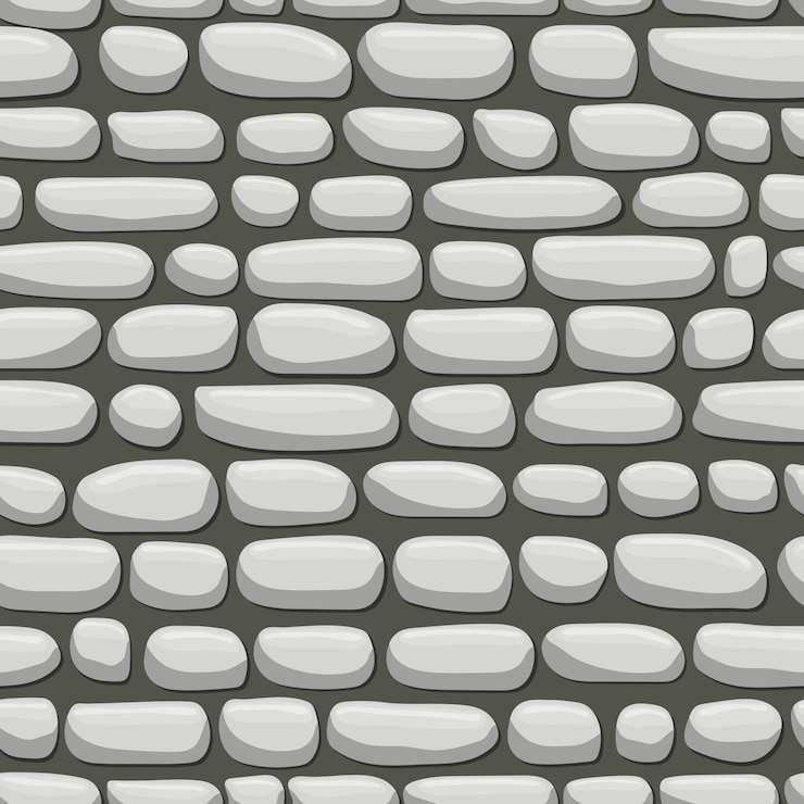 Vector rock seamless pattern   illustration