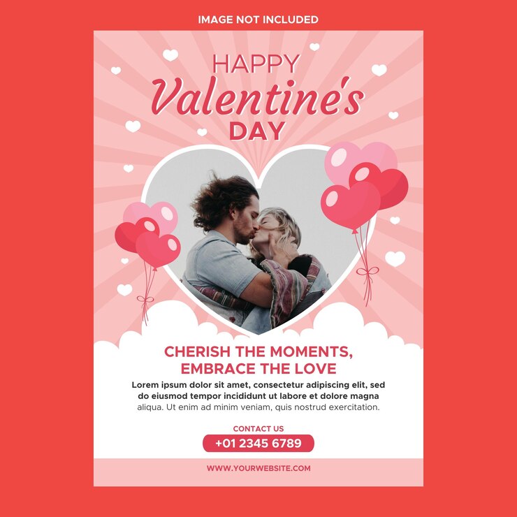 Romantic Valentines Day Celebration Poster