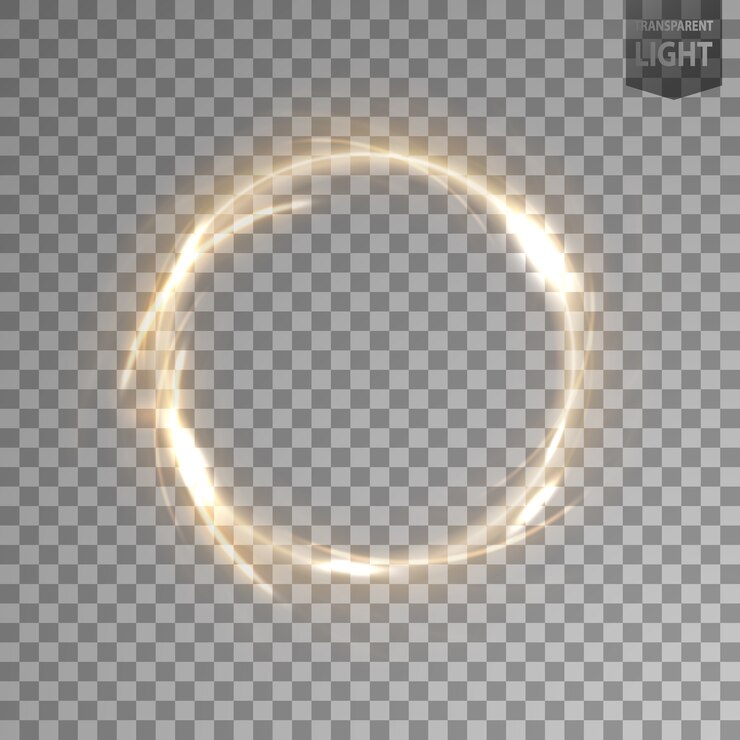 Rotating gold light