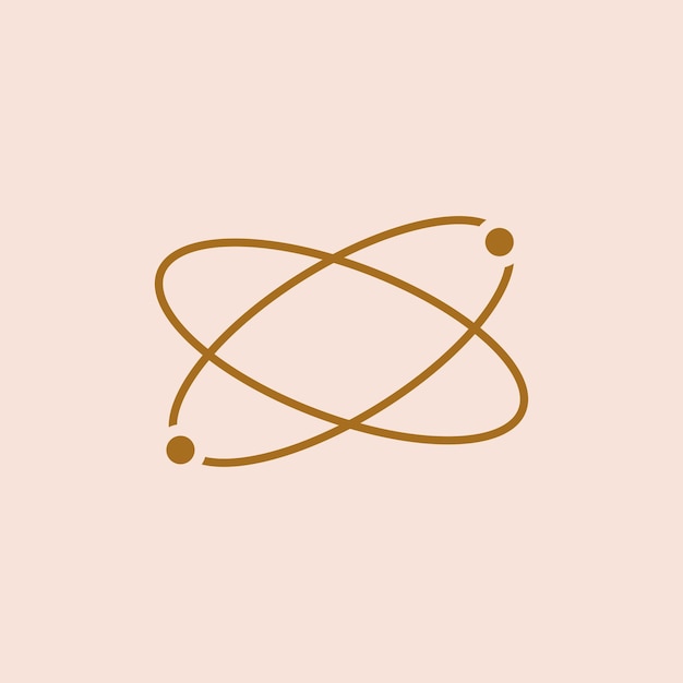 round circle geometric ball shape line art vector icon for apps and websites