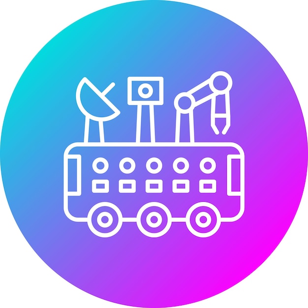 Rover vector icon Can be used for Technology iconset