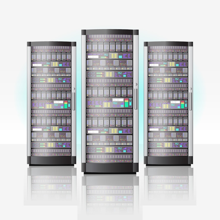Vector ruang server