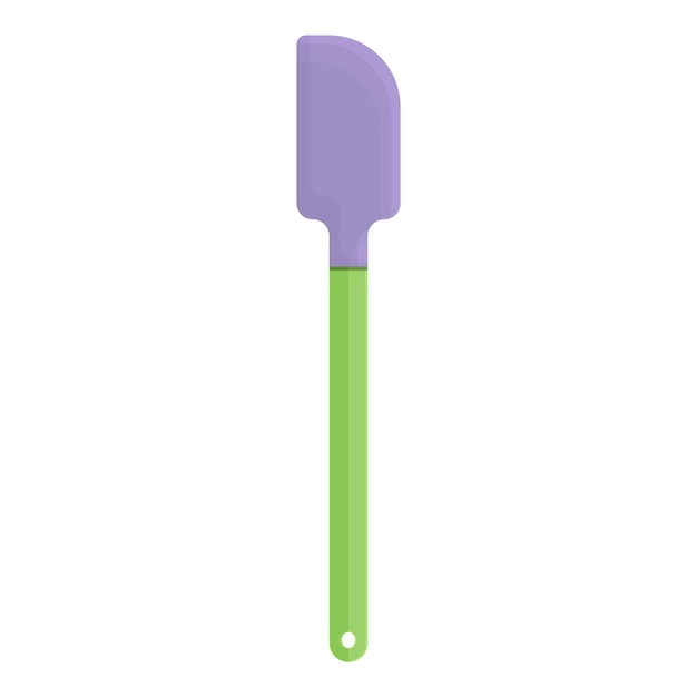 rubber spatula icon cartoon vector grill spoon fork tool