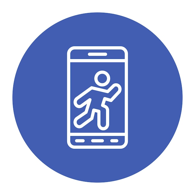 running app icon vector image can be used for marathon