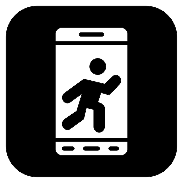 running app icon vector image can be used for marathon