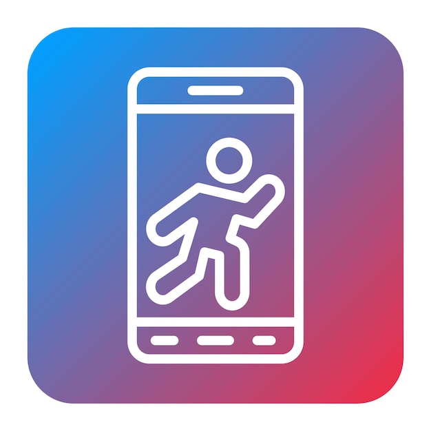 running app icon vector image can be used for marathon