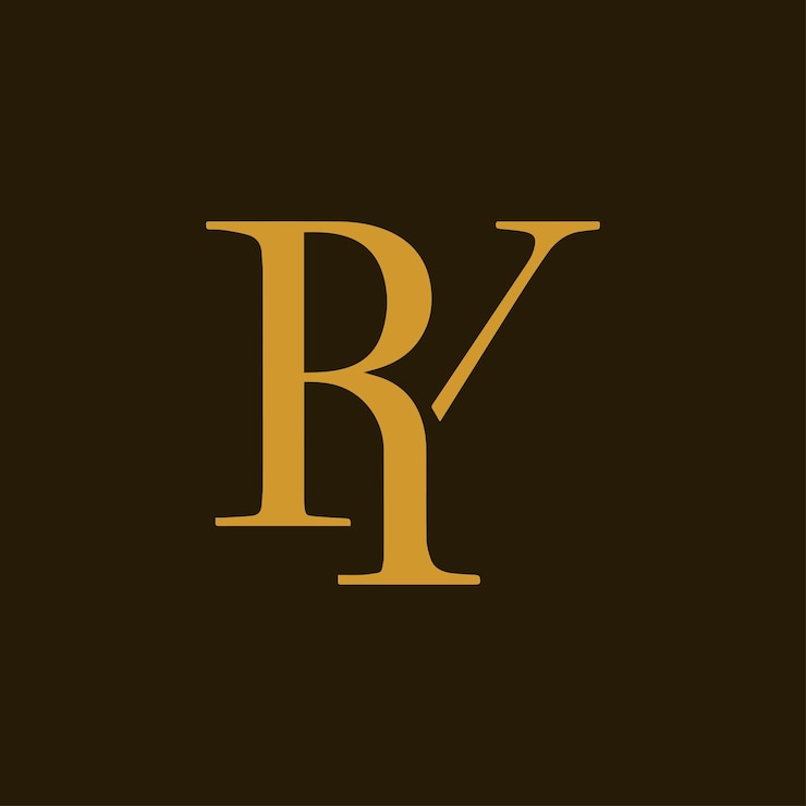 Vector ry monogram logo vector