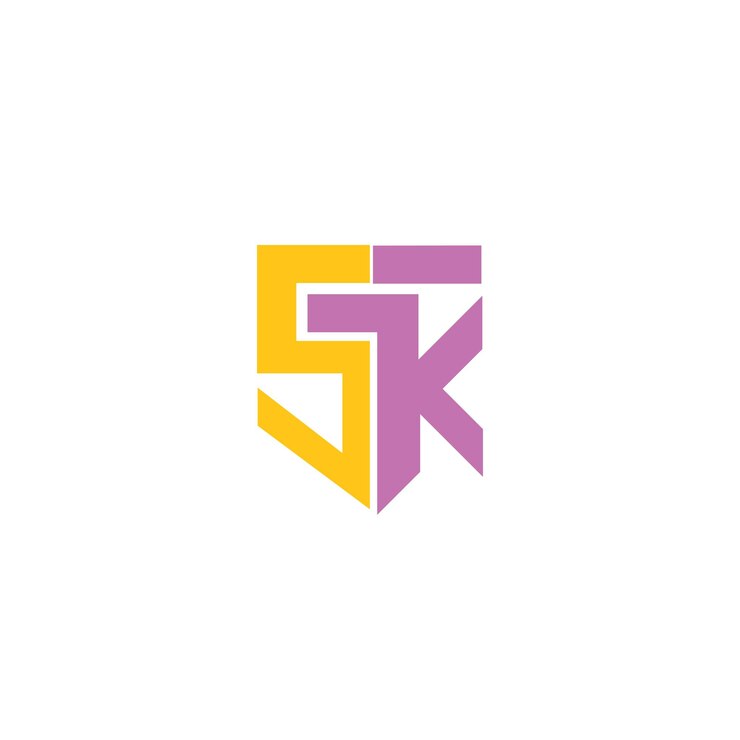 Vector s and k logo