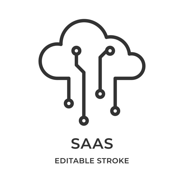 Saas Software as a service Cloud Computing Model Remote use