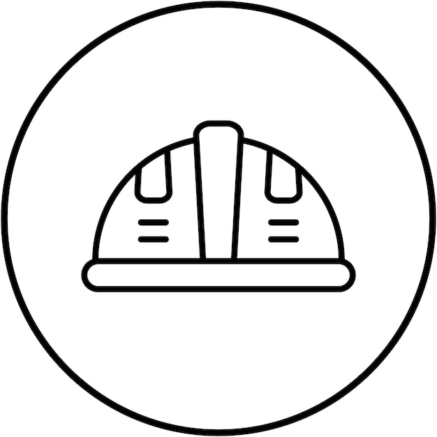 safety helmet icon vector image can be used for construction tools