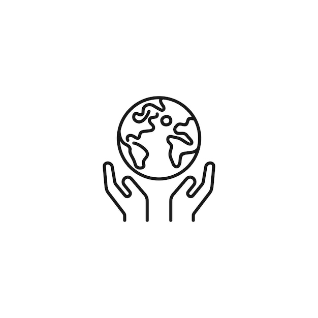 Save the planet vector