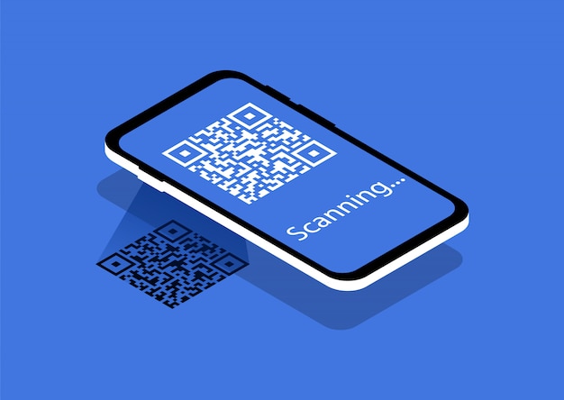 Scan QR code. Verification qr code.