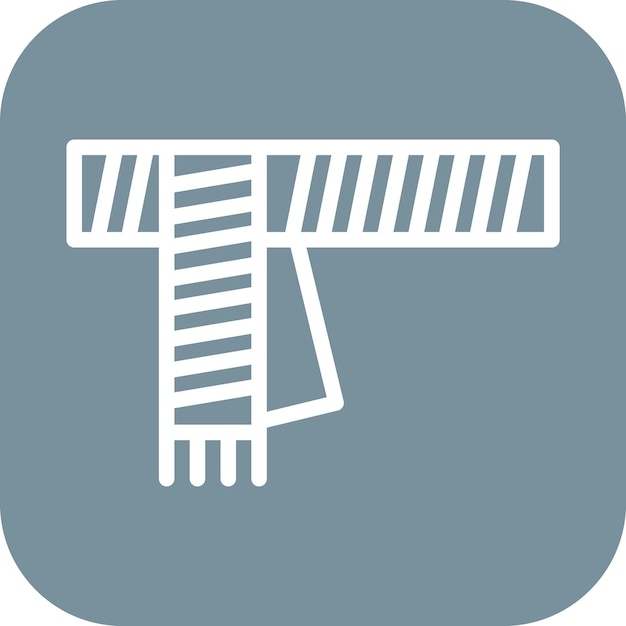 Scarf icon vector image Can be used for Ski Resort
