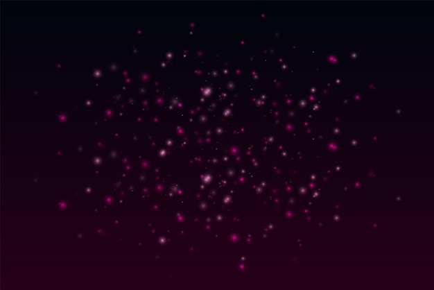 Scattered floating particles with various sizes on gradient background Creates dynamic composition with depth and ambient atmosphere
