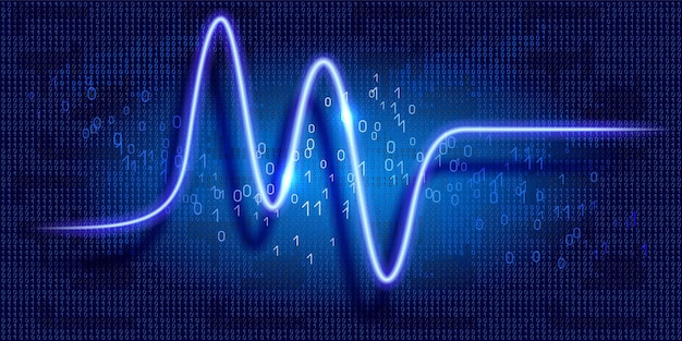 Schedule tracking of processor status disk monitoring CPU indicator or RAM on binary code background