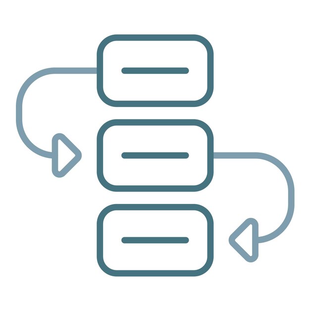 Scheduling System Duotone Illustration